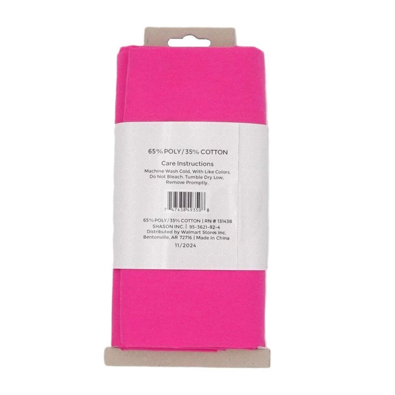 Poly Cotton Fabric 2 Yards Magenta 44-Inch Wide for Quilting & Crafting