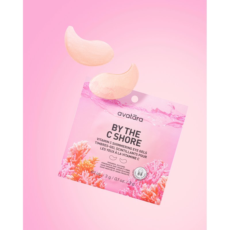 Vitamin C Hydrogel Eye Masks for Dark Circles & Puffiness - 3 Pack