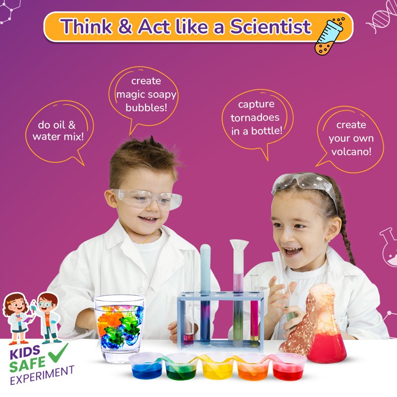 Mega Science Kit for Kids - 150+ Experiments STEM Educational Toy for Ages 6-14
