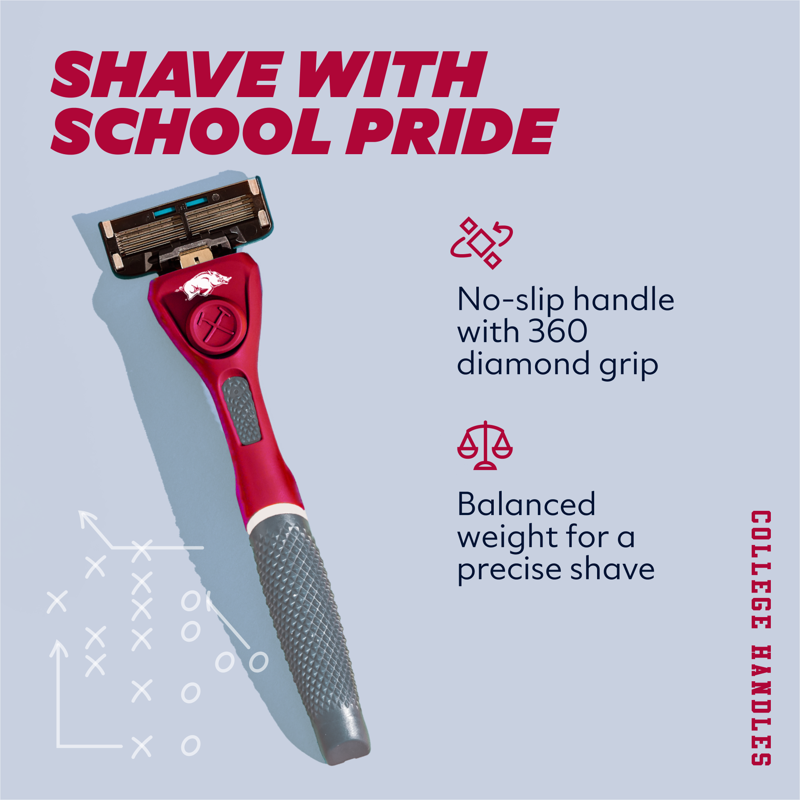6-Blade Razor Starter Set with Reusable Handle and Replacement Blades
