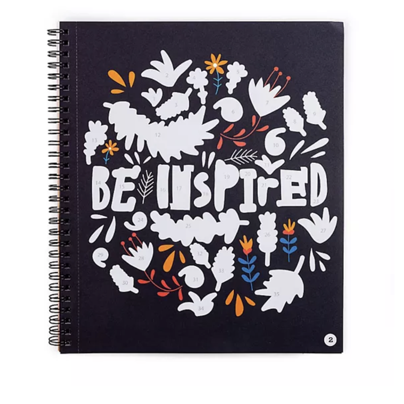 Sticker by Number Dream Big Art Activity Book Spiral Bound for Kids & Adults