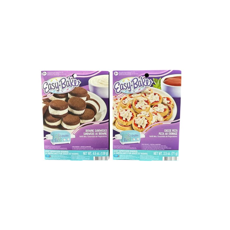 Kids Baking Set with Easy-Bake Oven and Mixes - Pizza & Cookies Bundle