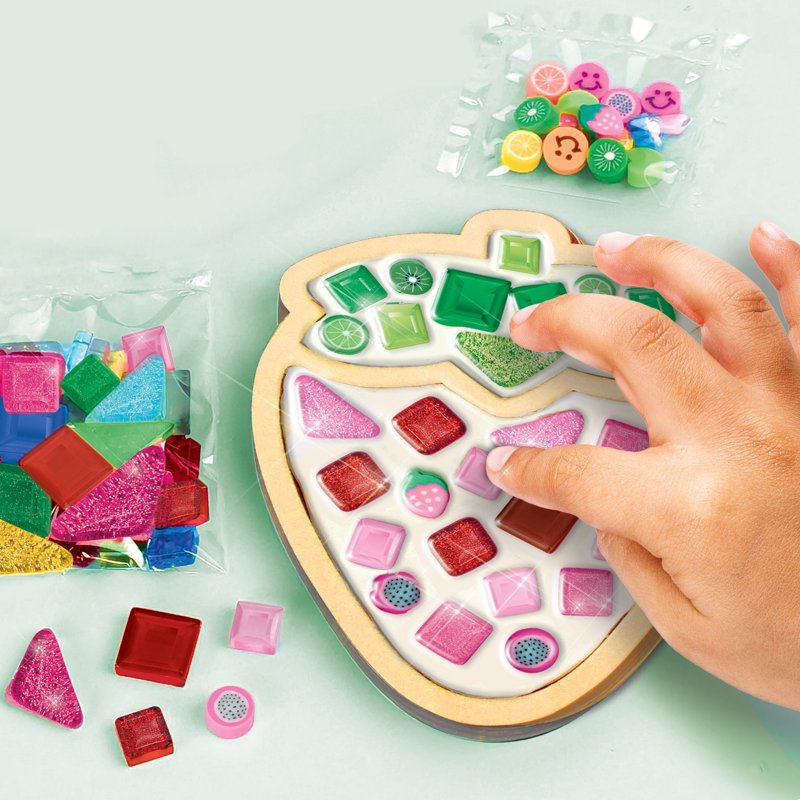 Kids DIY Mosaic Kit - Creative Colorful Art Craft for Children