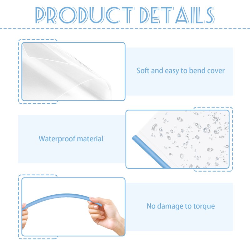 40 Pack Clear Report Covers with Sliding Bar - A4 & Letter Presentation Folders