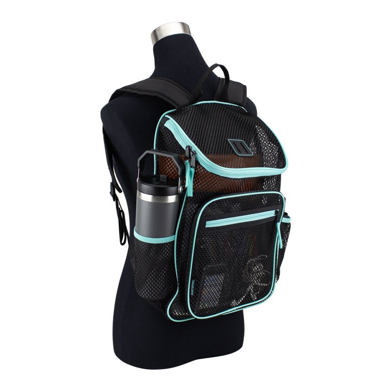 Mesh Backpack with Spacious Main Compartment and Hydration Pockets - Unisex Travel & School Bag