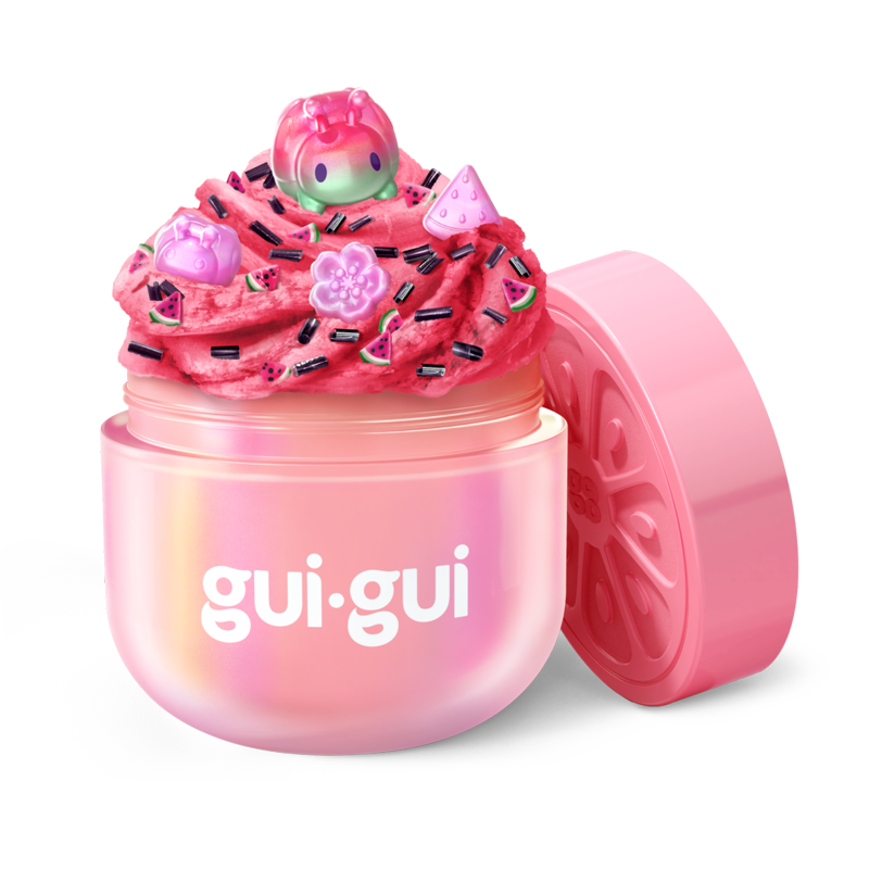 Fruity Glow Cloud Slime Kit with Beauty Scoop - Fluffy, Scented, Ages 6+