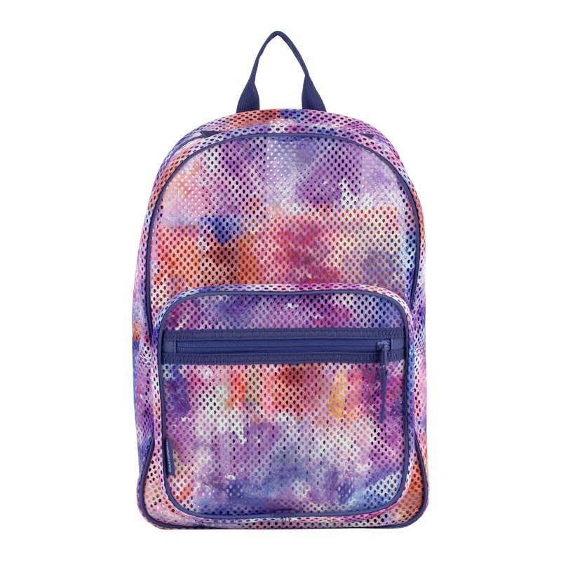 Unisex 16-Inch City Mesh Backpack with Padded Shoulder Straps - Impression Blue