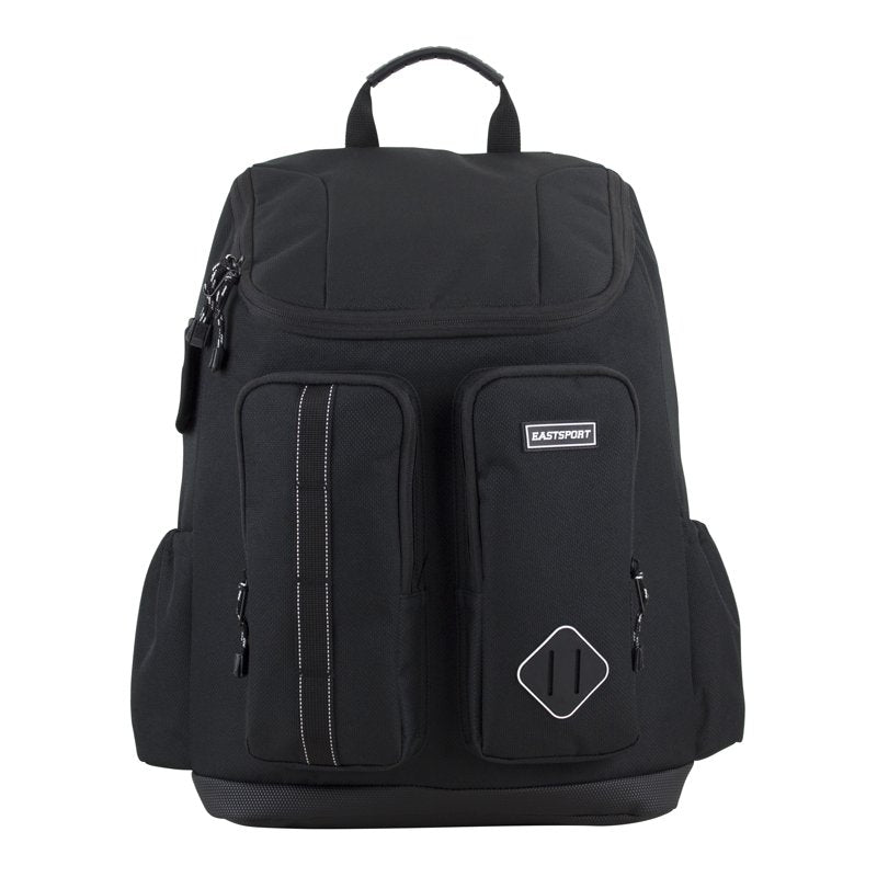 Unisex Geo Backpack with Water-Resistant Design & Multiple Storage Options