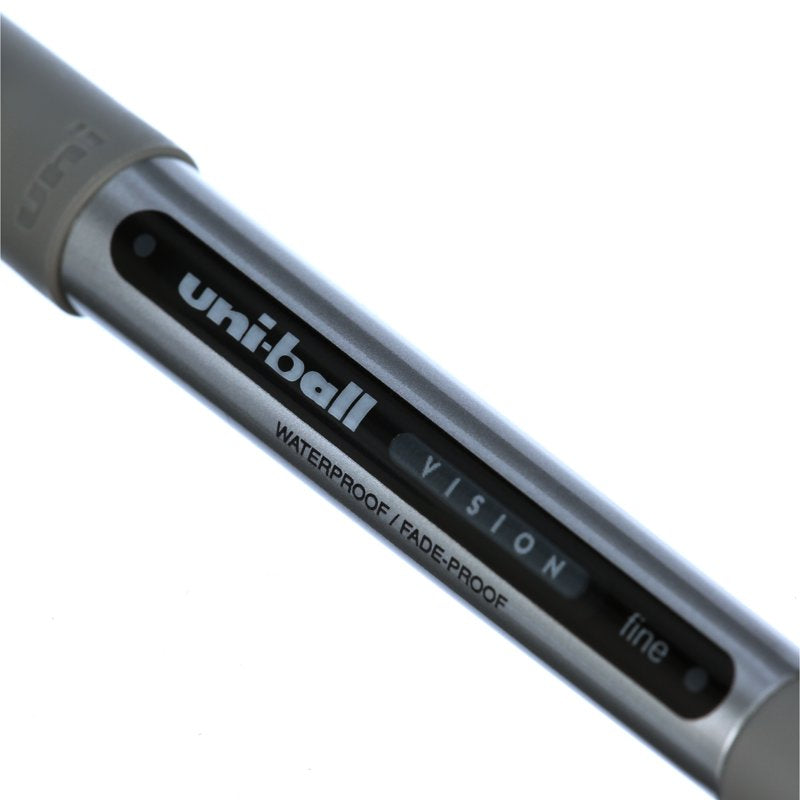 Uniball Vision Rollerball Pens Fine Point 0.7mm Black 36 Pack
