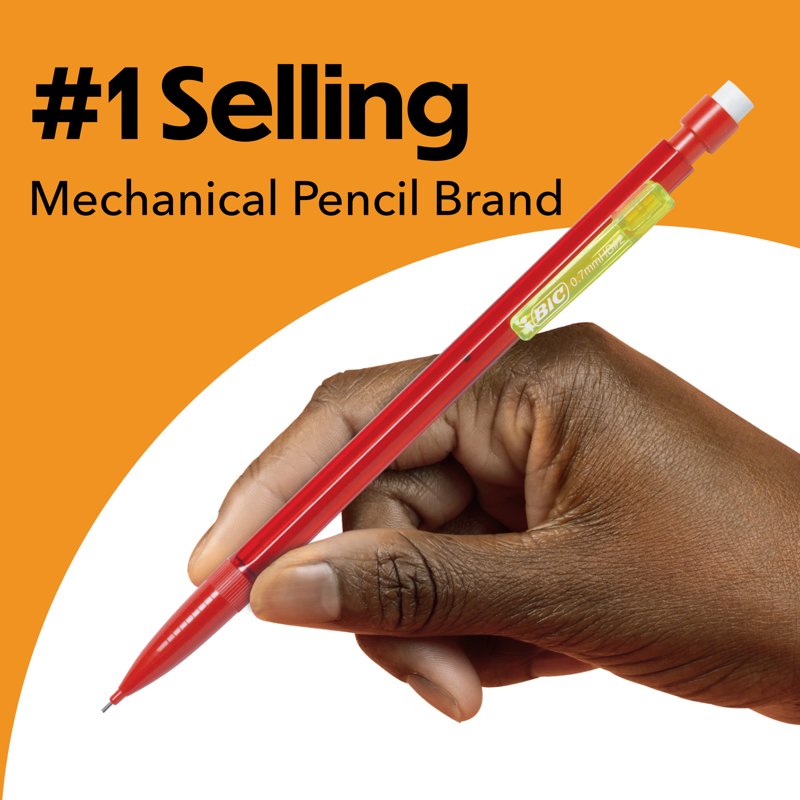 Mechanical Pencils 0.7mm, 40 Pack - Erasable No. 2 Lead for School & Office