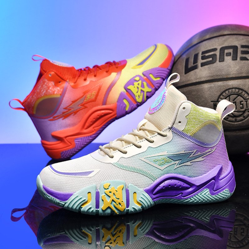 Breathable Indoor Outdoor Basketball Shoes for Youth and Men