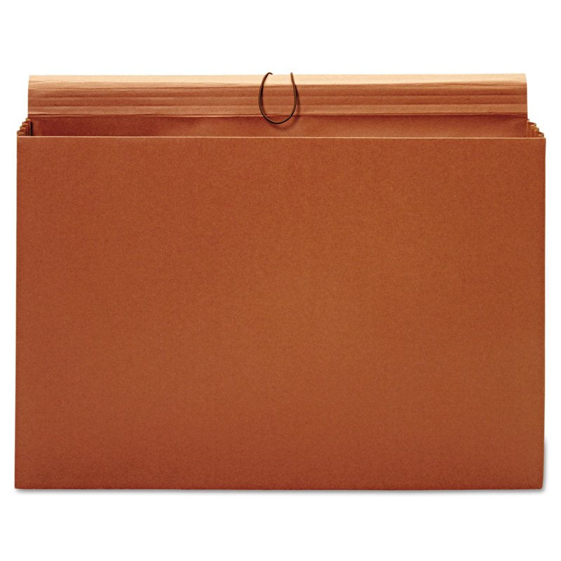 Expanding Wallet 3.5 Inch Capacity - Brown Document Wallet for 12x18 Paper