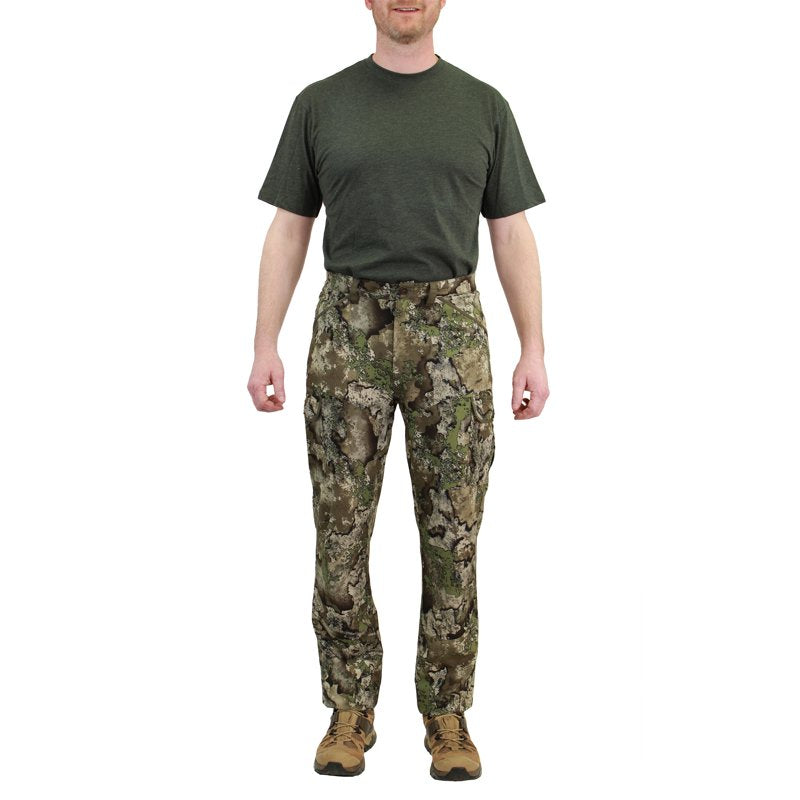 Men's Camouflage Performance Hunting Pants with Flexibility and Reinforced Kick-Guard