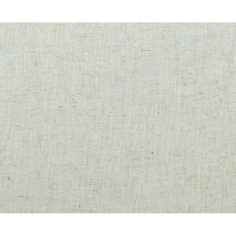 Blackout Linen Blend Curtain Panel - 50x95 Inches, Rod Pocket, Multiple Colors