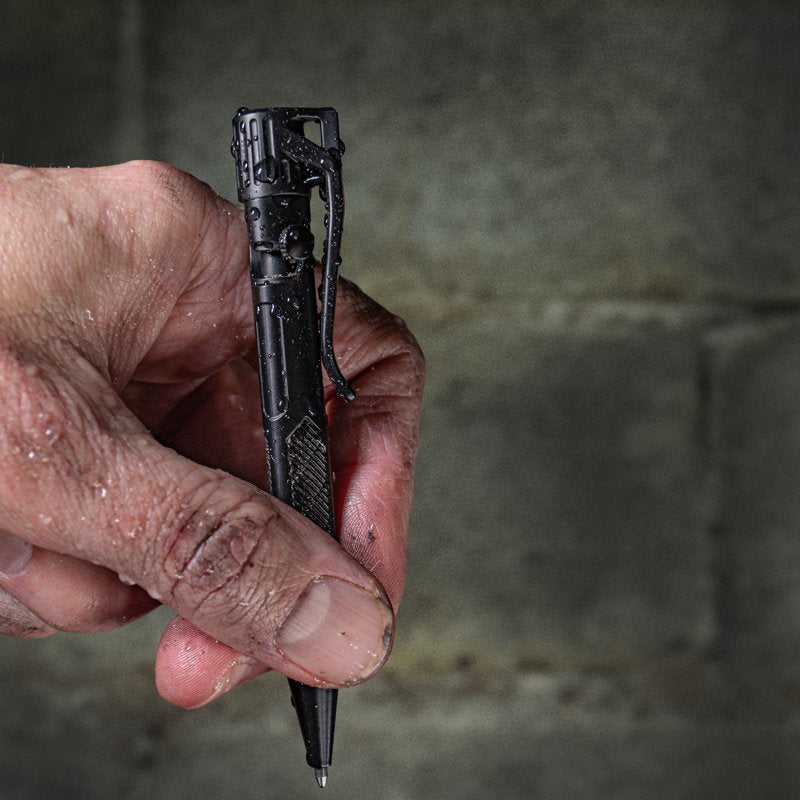All-Weather Waterproof Pen with 0.9mm Tip and Black Ink - Rugged & Reliable