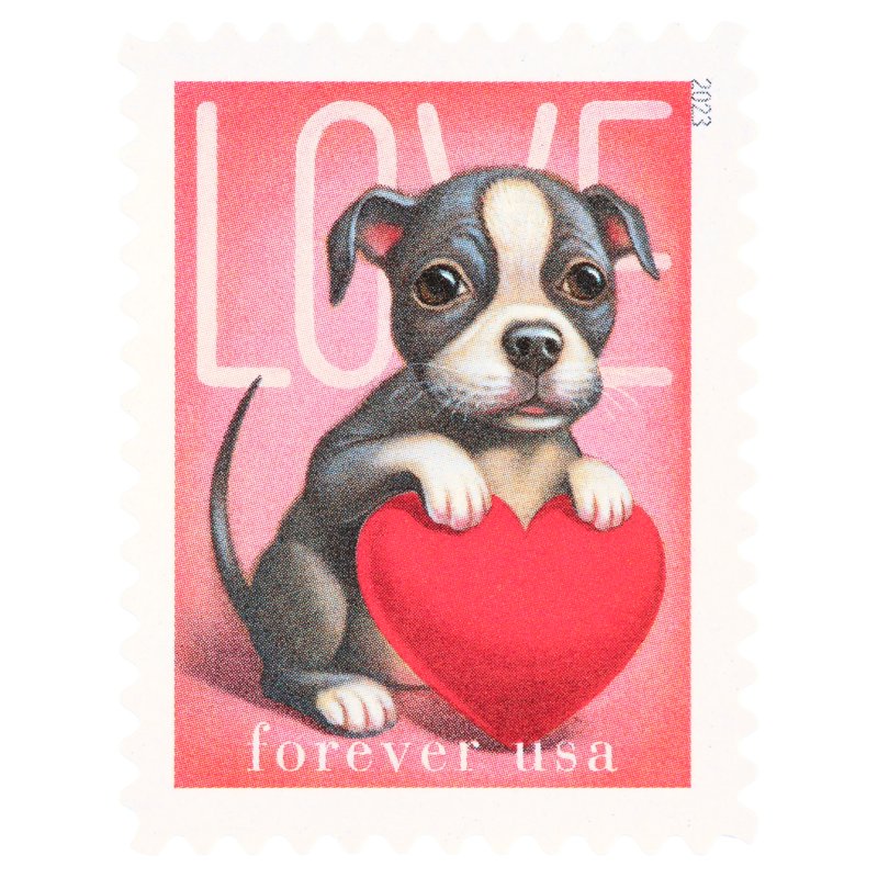 USPS Forever Postage Stamps Love 2023 Sheet of 20 Valentine Pet Wedding Celebration