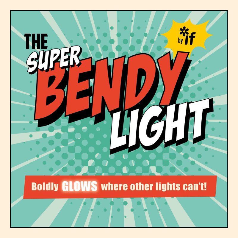 Flexible Bendy Light for Kids and Adults - Purple LED Night Light