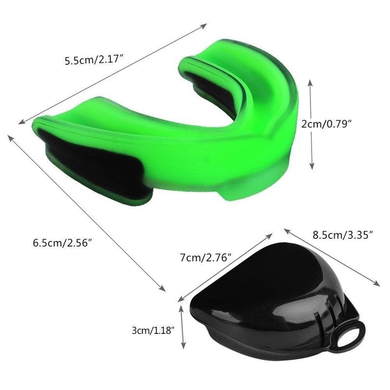 Sports Mouthguards for Boxing, Football, Martial Arts & More with Storage Case