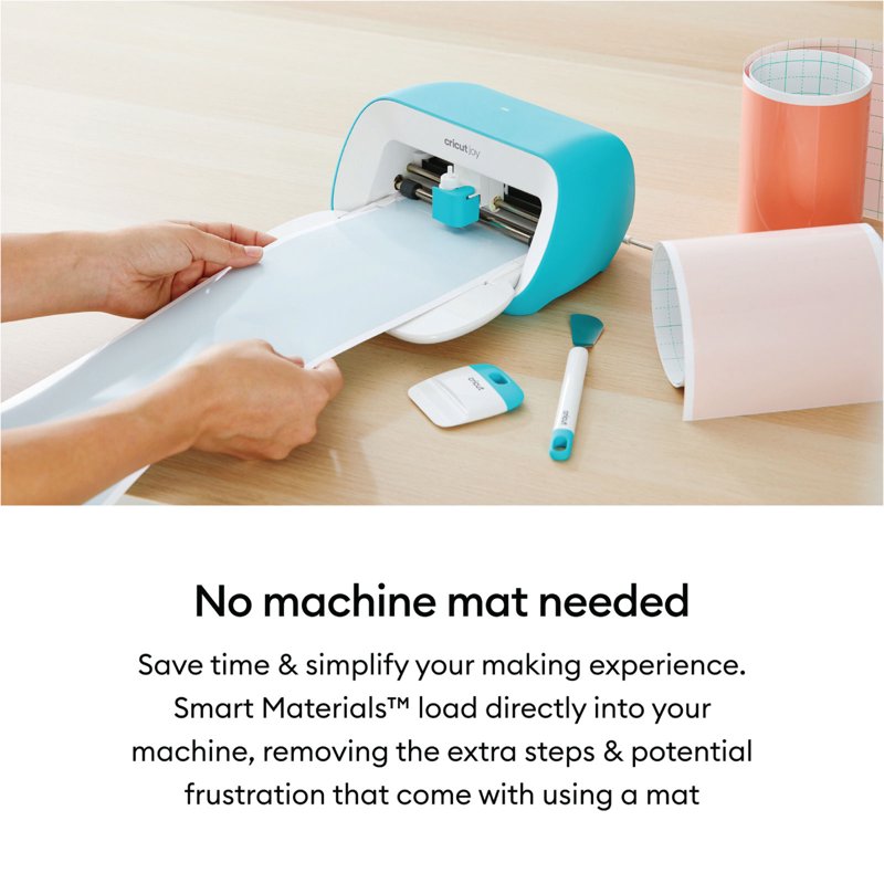 Smart Iron-On Vinyl Roll for Cricut Joy - Heat Transfer Material, 5.5 in x 6 ft