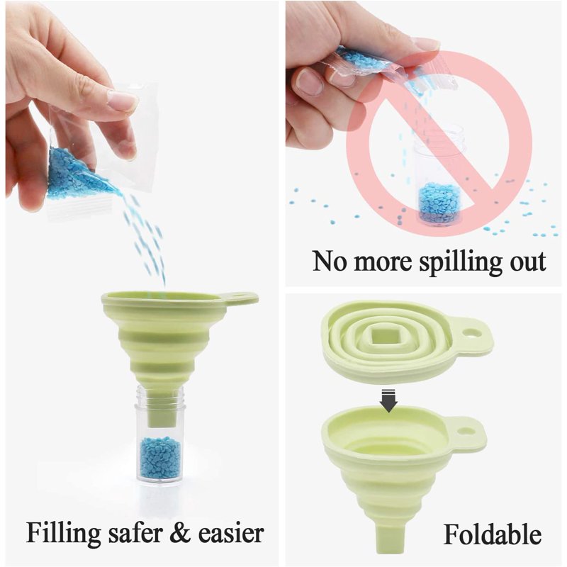 Diamond Painting & Bead Organizer Kit with Stackable Jars - Multiple Sizes