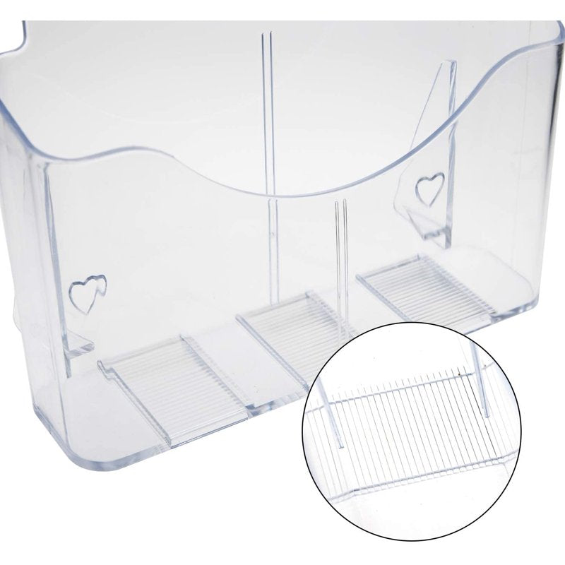Acrylic Brochure Holder 8.5x11 Inch Pack of 2 Desk & Wall Mount Display Stand
