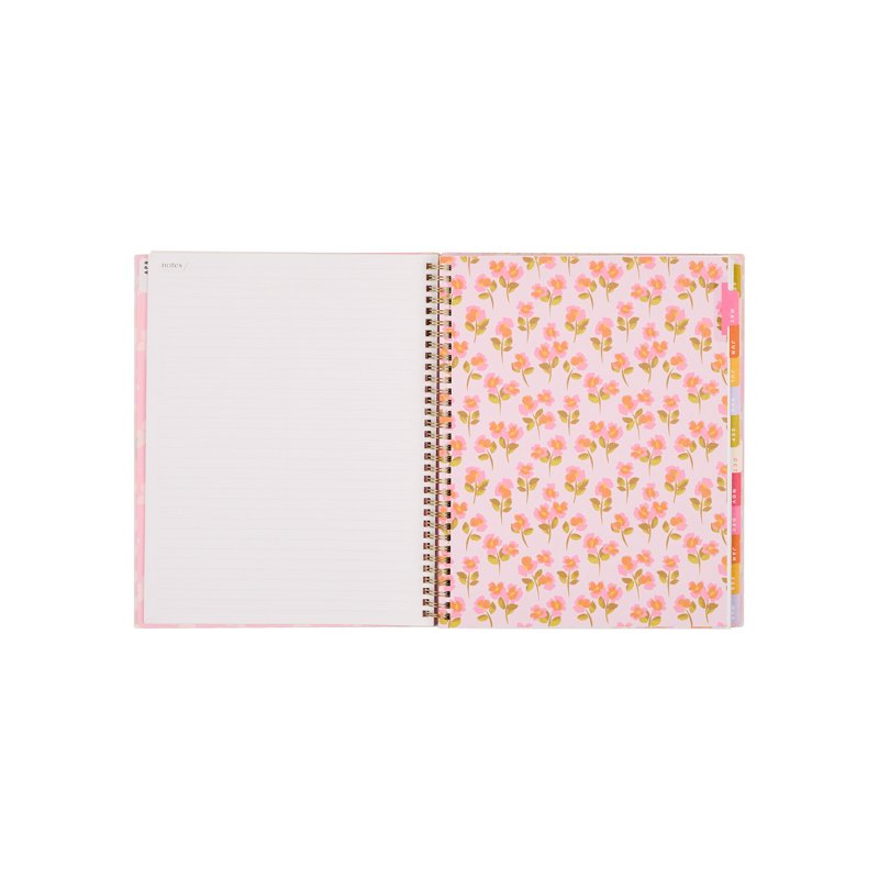 Big Monthly Weekly Planner 8.5x11 Sunshine Blooms 15-Month April 2026-June 2027