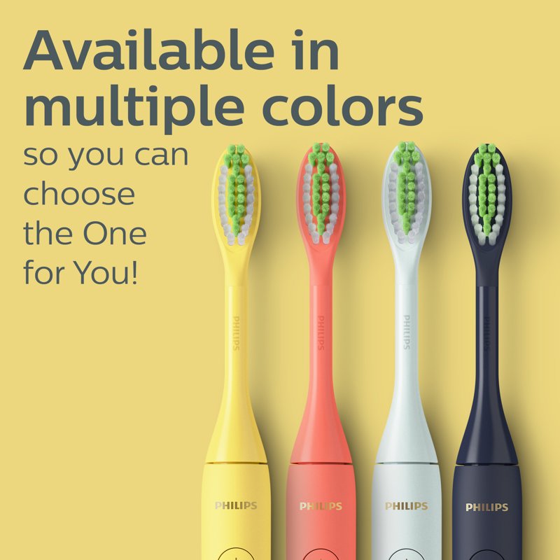 Electric Toothbrush Set with Travel Case and Brush Head - Multiple Colors