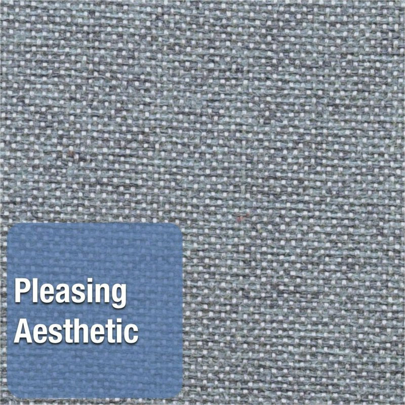 Frameless Fabric Bulletin Board 3' x 2' Gray Office Display Board