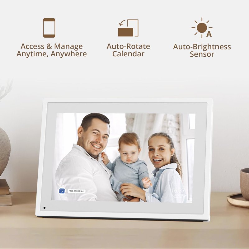 Digital Family Calendar & Photo Frame Touchscreen Planner