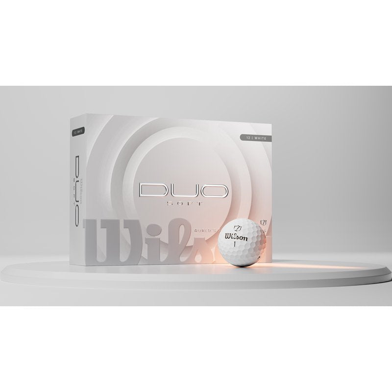 Wilson Duo Soft Distance Golf Balls - 12 Pack, Ultra Soft, Durable Cover