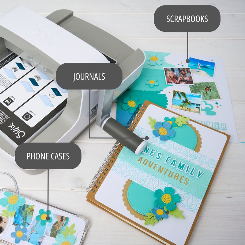 Die-Cutting and Embossing Machine with Starter Kit - Versatile Craft Tool