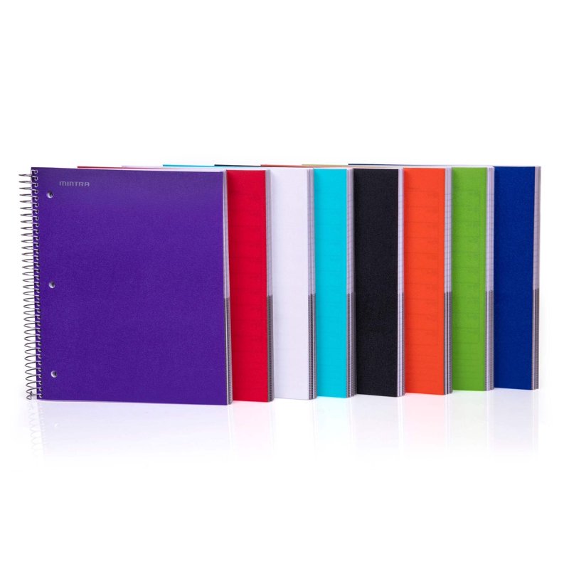 Durable Spiral Notebook for Office and School - 8.5 x 11 Inches, 200 Pages