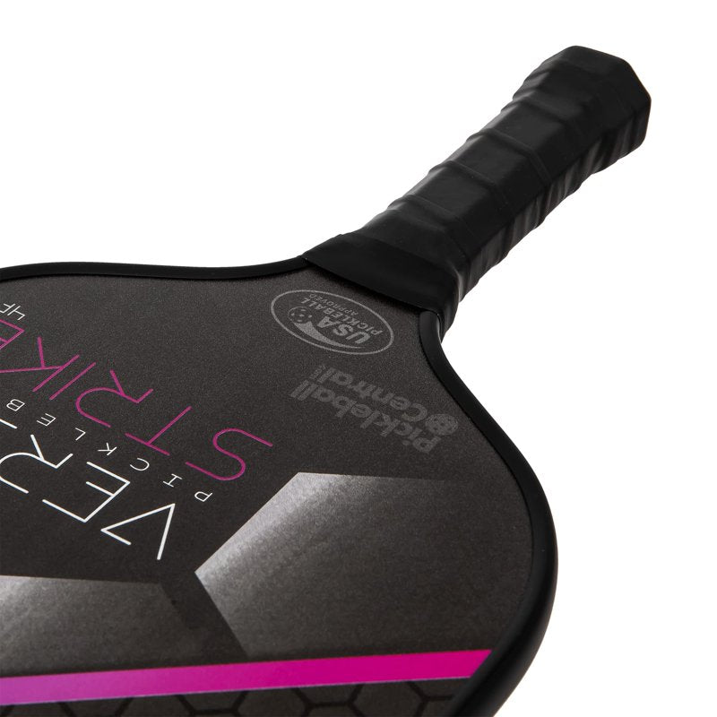Versix Strike 4F Pickleball Paddle - Pink Variation, Lightweight Fiberglass Face