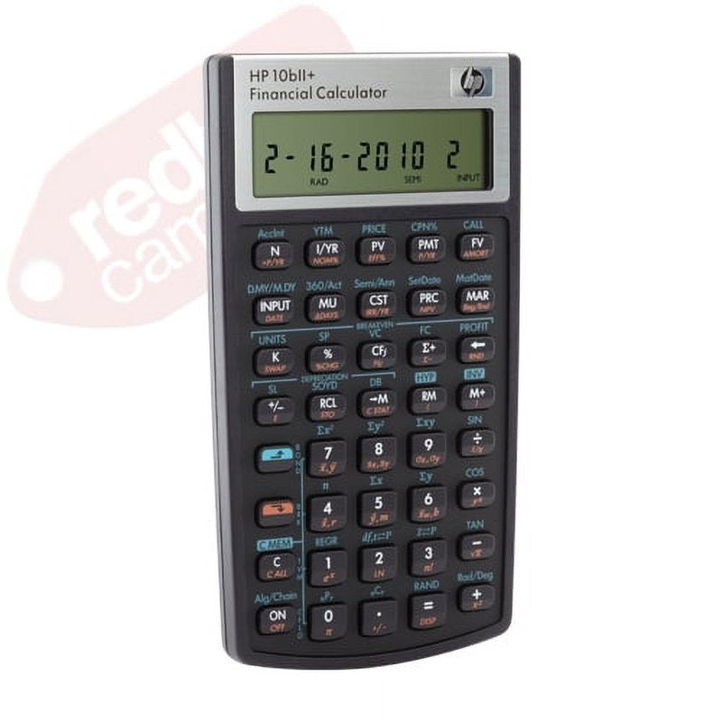 Financial Calculator HP 10bII+ 12-Digit LCD for Business & Math