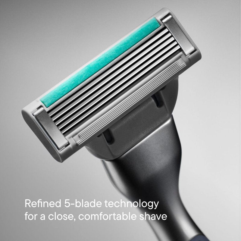 Men's Razor Blade Refills - Compatible with Harry's Plus Handles, Pack of 4+