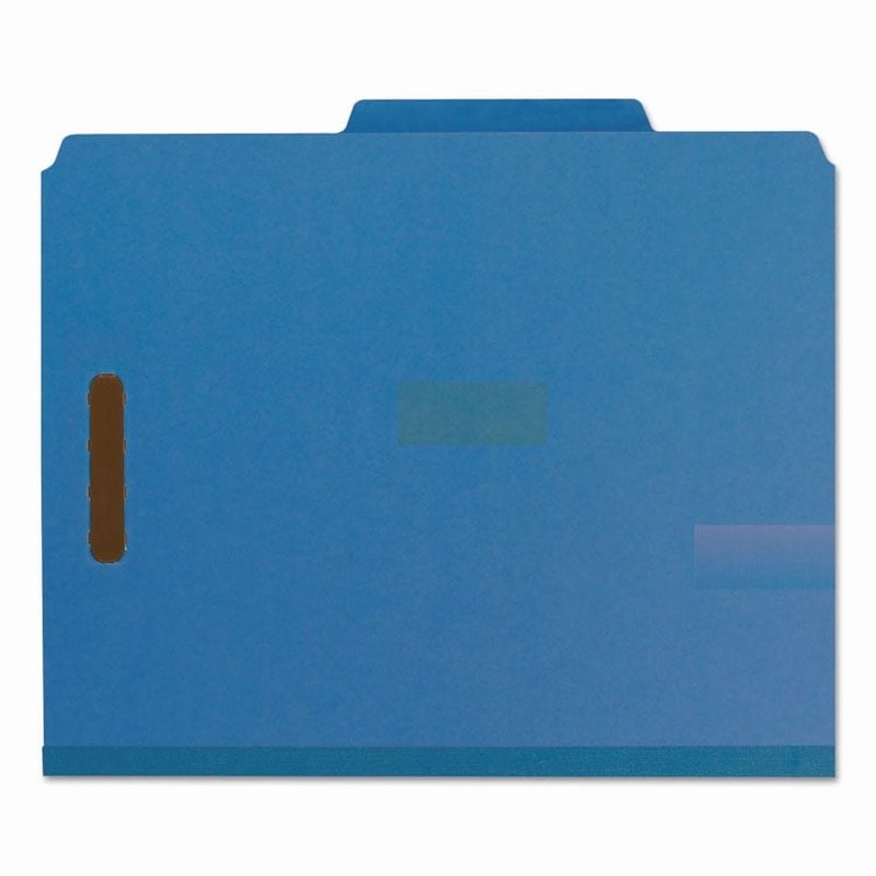 2-Inch Expansion Classification Folders with Dividers - Dark Blue, 10-Pack