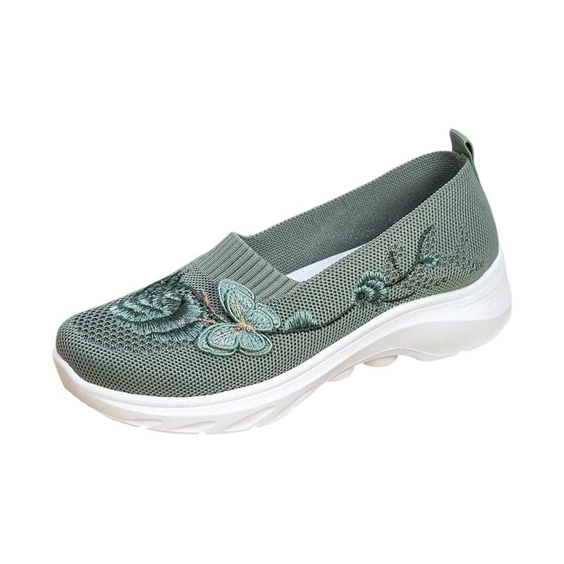 Orthopedic Women's Slip-On Shoes with Arch Support & Non-Slip Sole - Lightweight & Breathable