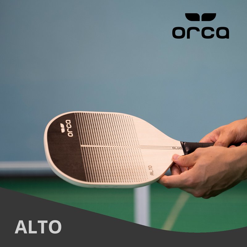 ORCA Alto 4-Pack Pickleball Paddles with Leather Handle - Black (4 Count) Variation of THIS listing