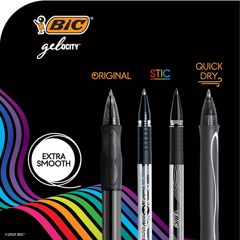 Gel Pen Set - 14 Assorted Medium Point Gel Pens for Writing and Doodling
