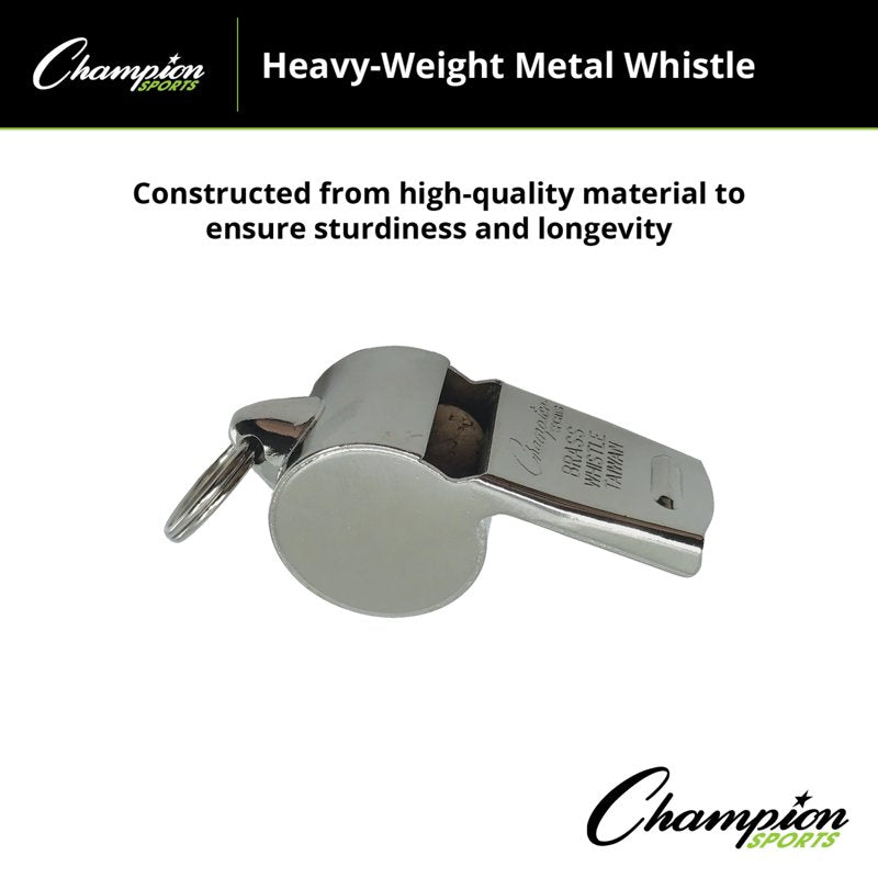Heavy Weight Metal Whistle for Sports – Champion Sports