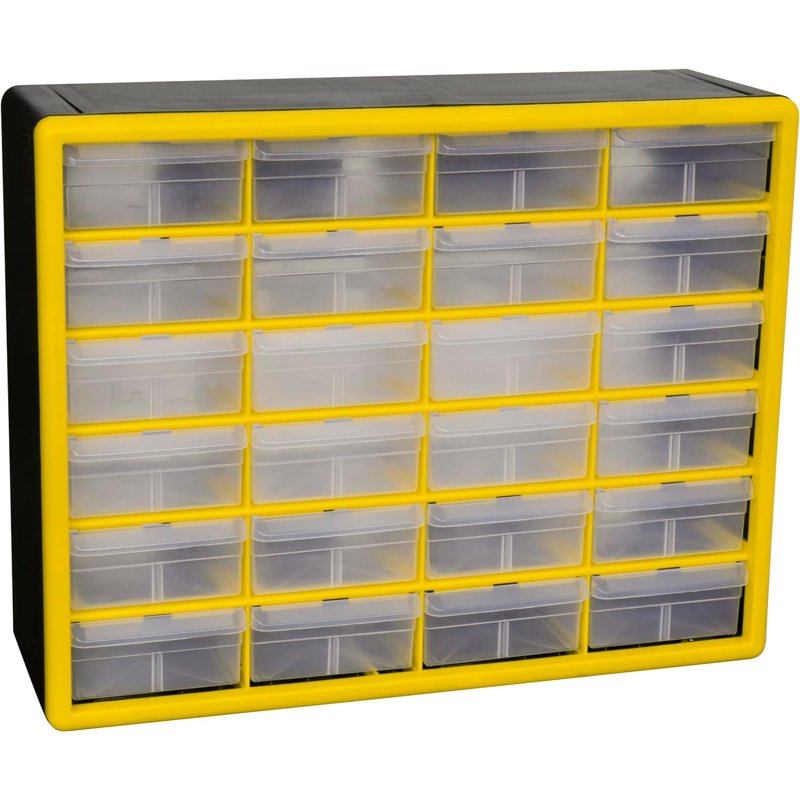 Multi Drawer Plastic Storage Organizer Cabinet for Small Parts and Craft Supplies