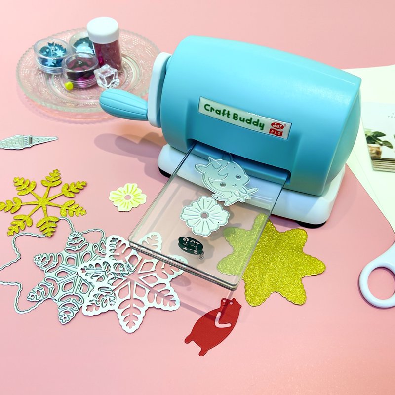 Die Cutting and Embossing Machine for Card Making Scrapbooking DIY Crafts Blue