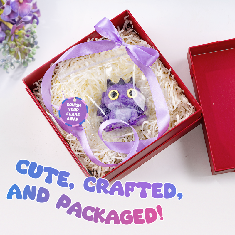 DIY Squishy Making Kit with Dragon & Hamster Molds - Stress Relief Fidget Toys