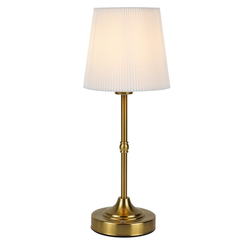 Cordless LED Table Lamp with Touch Dimming, 5200mAh Rechargeable Battery - Gold