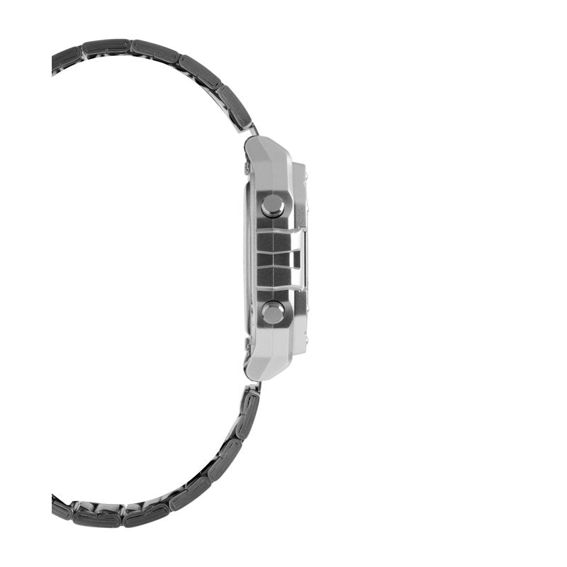 Digital Wristwatch for Men with Stopwatch LED Backlight and 50M Water Resistance - Black