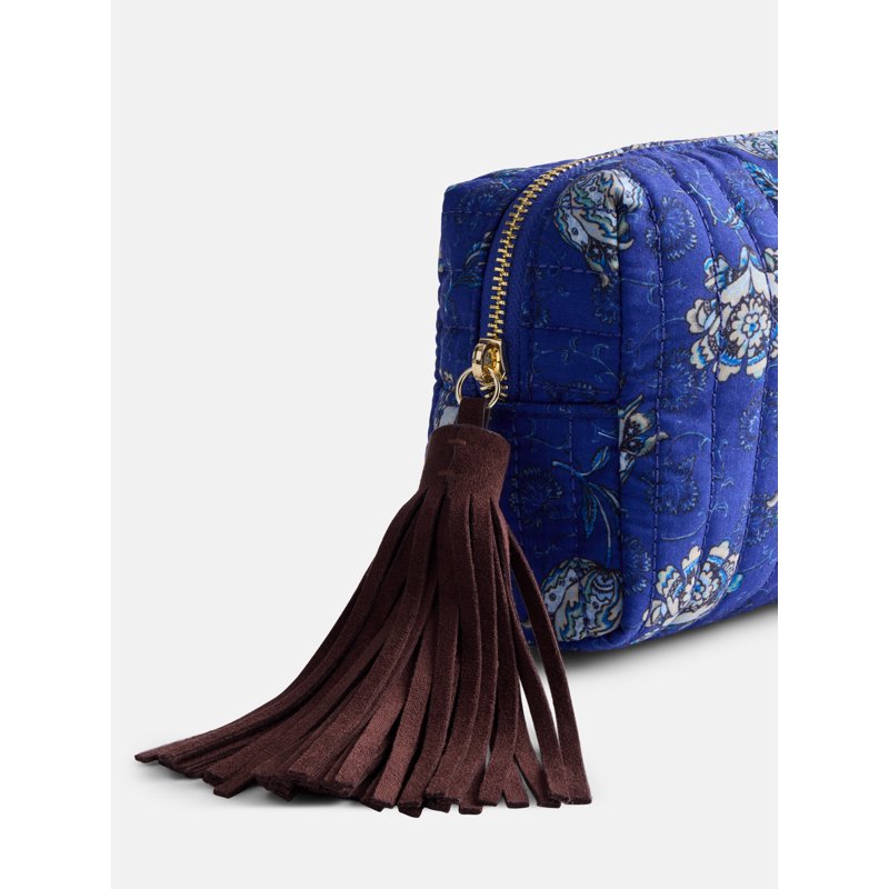 Women's Zip Pouch with Fringe Tassel - Boho Style Travel & Makeup Organizer