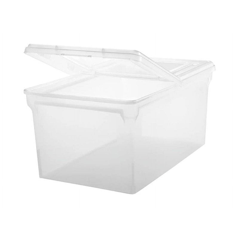 IRIS Storage Box for Letter Size Hanging Files - Clear 11 Gallon