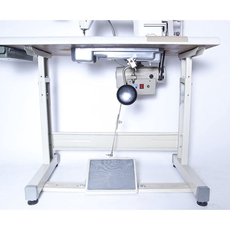 Industrial Lockstitch Sewing Machine with Servo Motor and Table - High-Speed Juki DDL8700