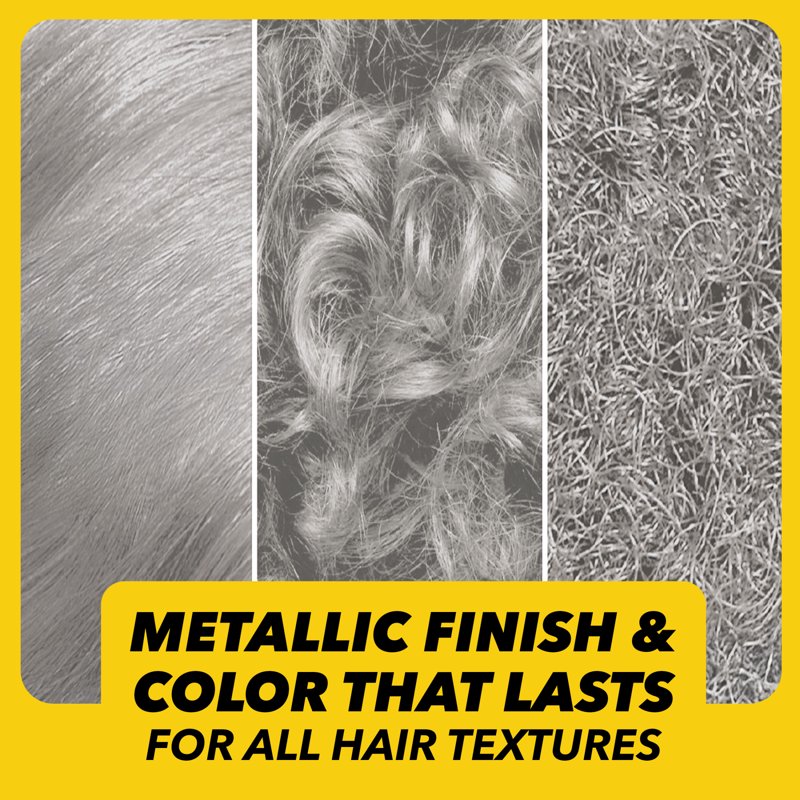 Permanent Metallic Hair Dye Kit for Vibrant, Shimmering Color - Multiple Shades