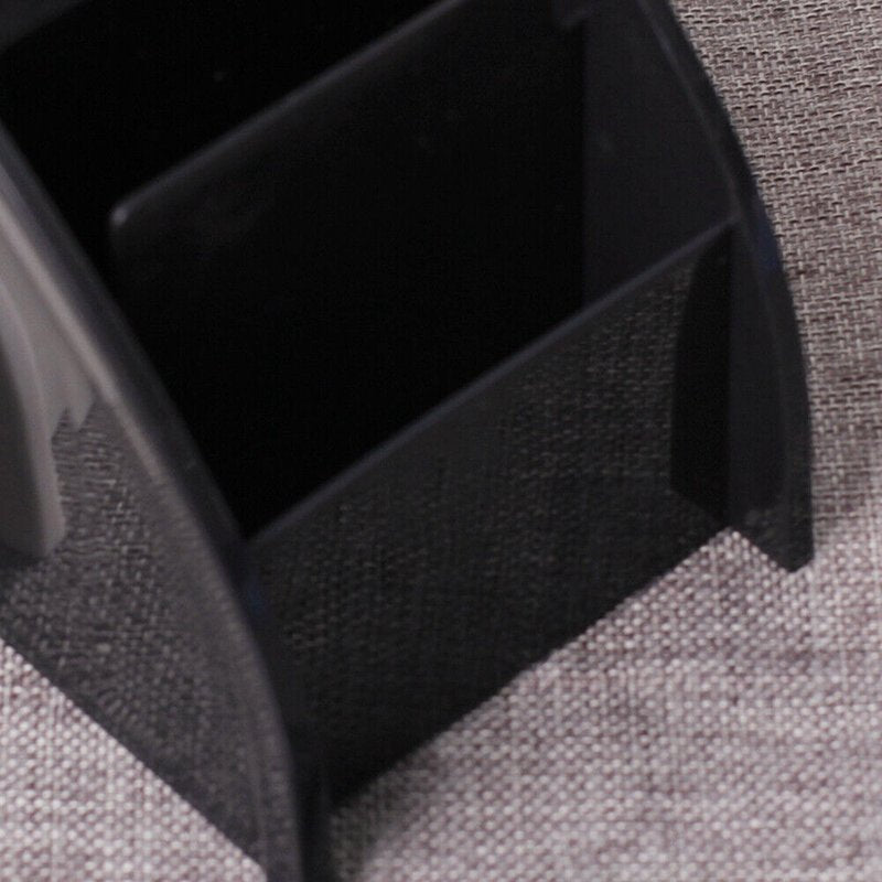 3-Compartment Desktop Organizer and Pencil Holder - Plastic Storage Bin